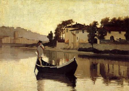 Giuseppe Abbati Arno near Casaccia